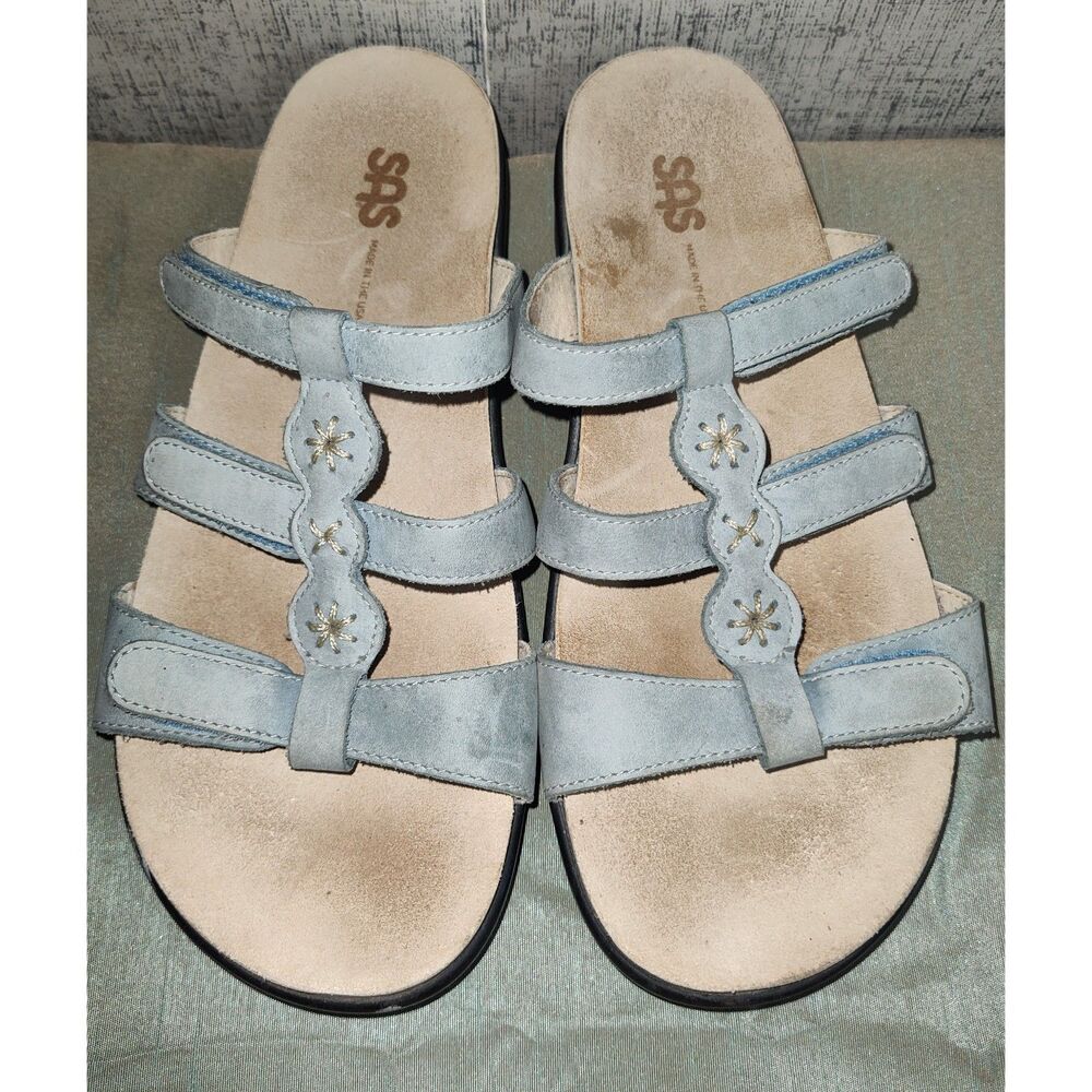 SAS Naples Slide Sandals Sz 9.5M